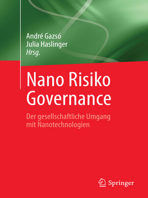 cover image of Nano Risiko Governance